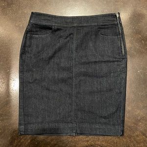 Loft denim pencil skirt